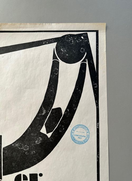 fig 2. Rare 1930 World Cup Poster