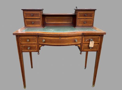 An Edwardian Mahogany and Satinwood Lady's Desk