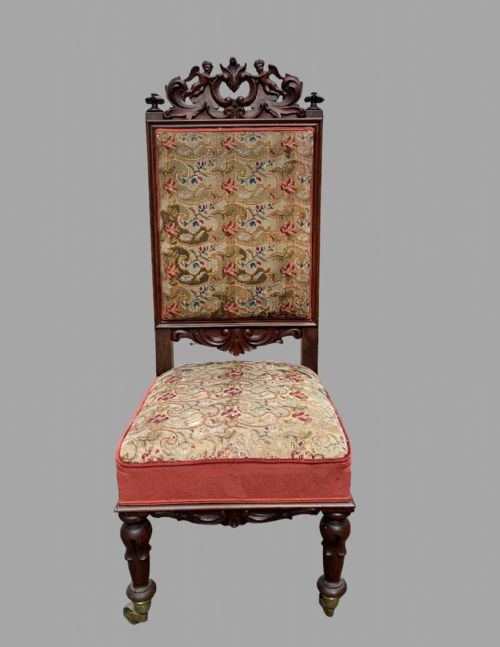 An Interesting Rosewood Hall Chair