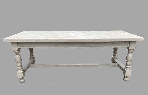 A Lovely Oak Painted and Waxed Farmhouse Table