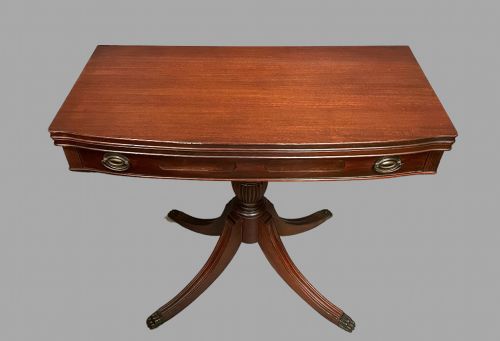 A Mahogany Fold Over Console/side Table