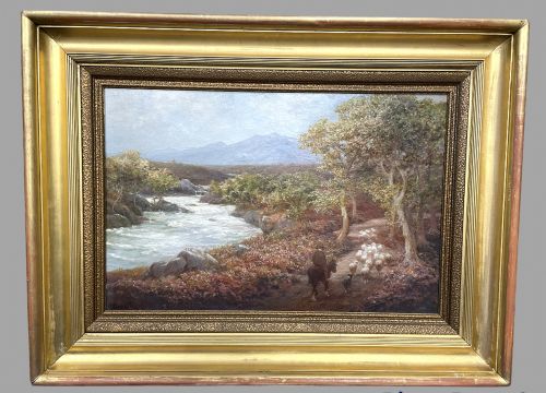 Alexander Young - Oil on Canvas - Country Scene