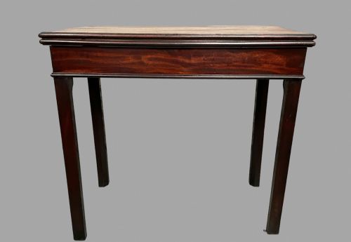 A Georgian Fold Over Card/tea Table