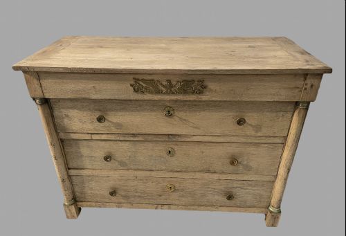 A Bleached Commode Chest of Drawers