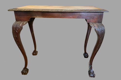A Chippendale Revival Mahogany Silver/centre Table