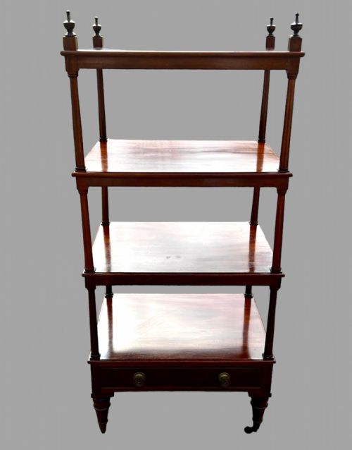 A Georgian Mahogany Whatnot