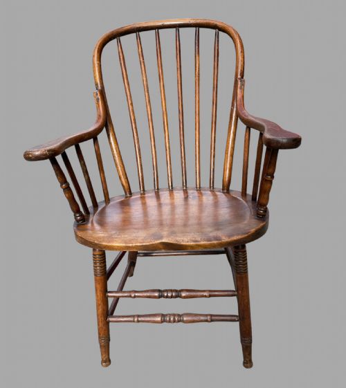 A 19thc Mahogany Windsor Chair
