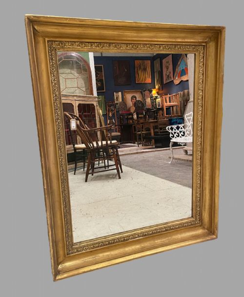 A 19thc Good Sized Mirror