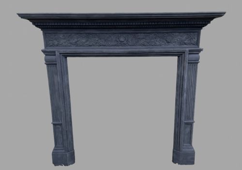 A Very Attractive Wrought Iron C1915 Fire Surround