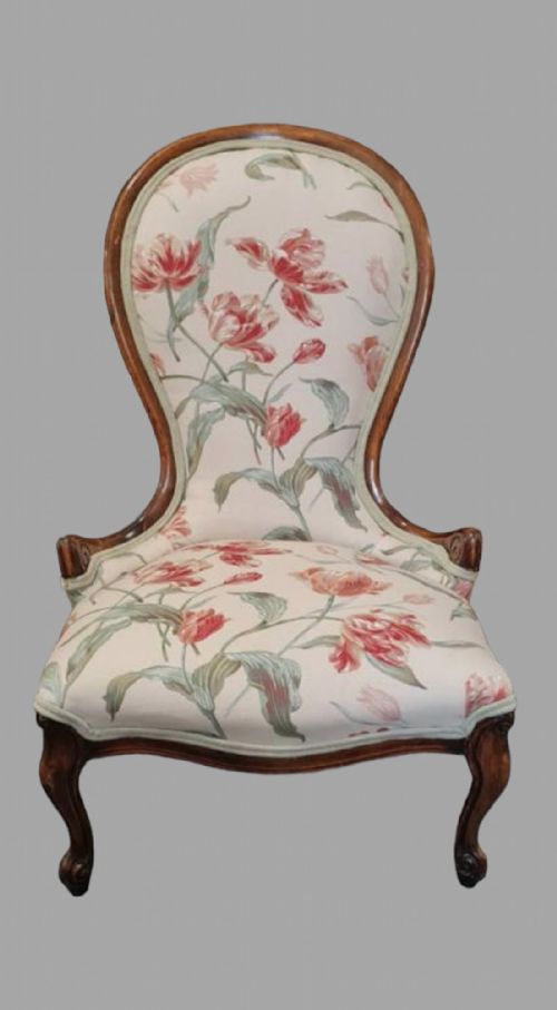 A C1910 Mahogany Framed Nursing Chair