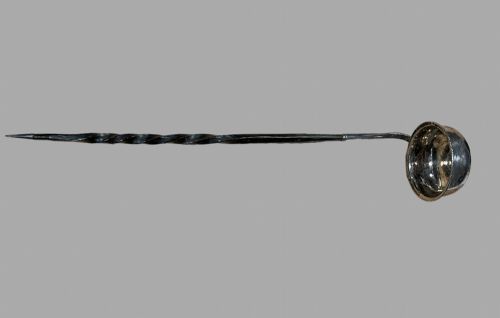 A Georgian Punch Ladle with 1644 Coin