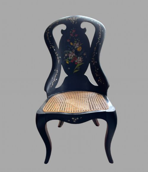 A Victorian Paper Mache Chair