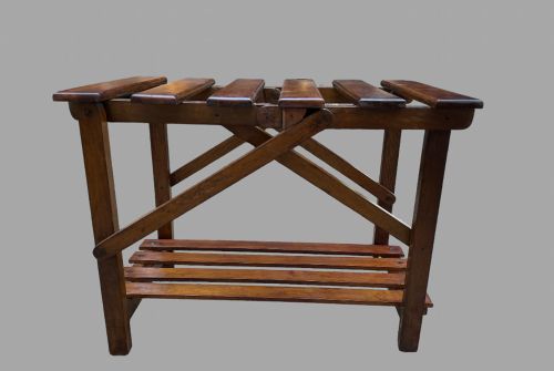 An American Folding Luggage/picnic Table