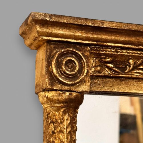 A 19TH CENTURY GILT PIER MIRROR - ADDITIONAL PHOTO 2