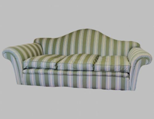 A 19thc Victorian Camel Back Sofa