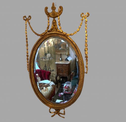 An Elegant Adams Style Mirror C1900