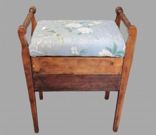 An Edwardian Piano Stool