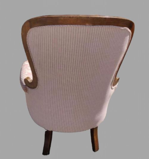 A 19THC MAHOGANY SPOONBACK ARMCHAIR - ADDITIONAL PHOTO 3