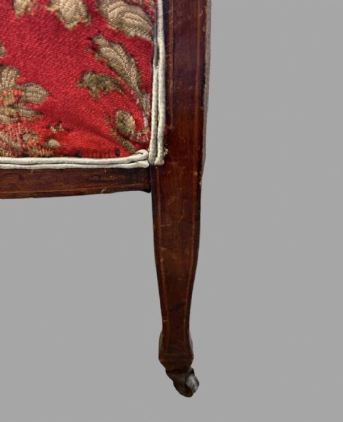 AN ATTRACTIVE EDWARDIAN SETTEE AND CHAIR - ADDITIONAL PHOTO 6