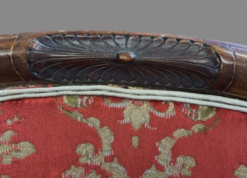 AN ATTRACTIVE EDWARDIAN SETTEE AND CHAIR - ADDITIONAL PHOTO 11