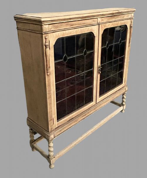 A C1915 Stripped Mahogany Three Shelf Bookcase