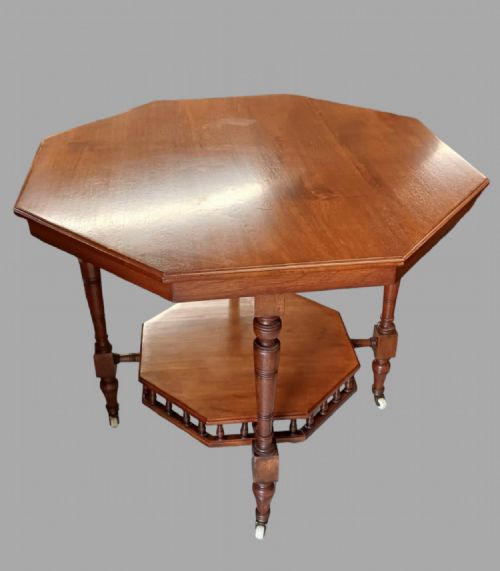 An Edwardian Mahogany Octagonal Table