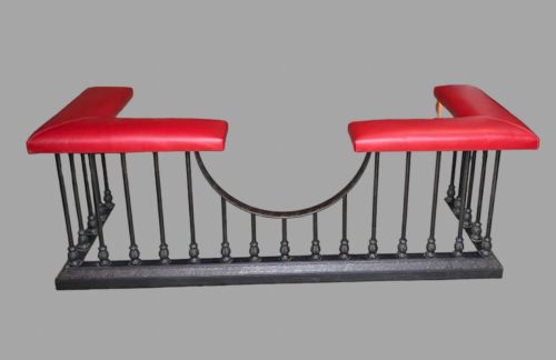 A 19thc English Cast Iron Club Fender