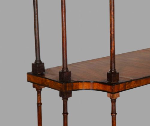 ATTRACTIVE 19THC SATINWOOD WALL SHELVES - ADDITIONAL PHOTO 1
