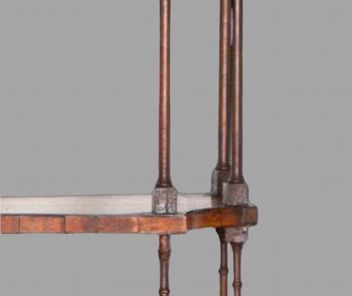ATTRACTIVE 19THC SATINWOOD WALL SHELVES - ADDITIONAL PHOTO 3