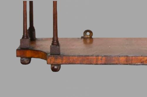 ATTRACTIVE 19THC SATINWOOD WALL SHELVES - ADDITIONAL PHOTO 4