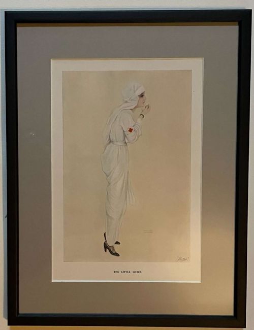 fig 1. A Fabulous Set of Eight Framed Prints by Raphael Kirchner 1918