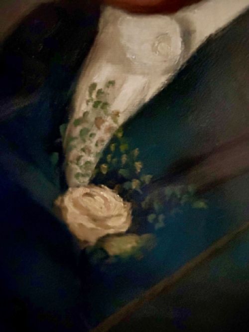 ETHEL MORTLOCK OIL ON CANVAS 'TOWN' MARIE ADELAIDE BRASSEY 'MARCHIONESS OF WILLINGDON - ADDITIONAL PHOTO 8
