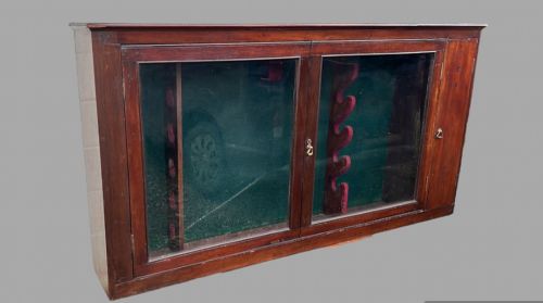 An Early 20thc Mahogany Wall Gun Cabinet