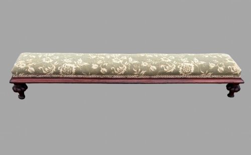 A 19thc Mahogany Hearth Footstool