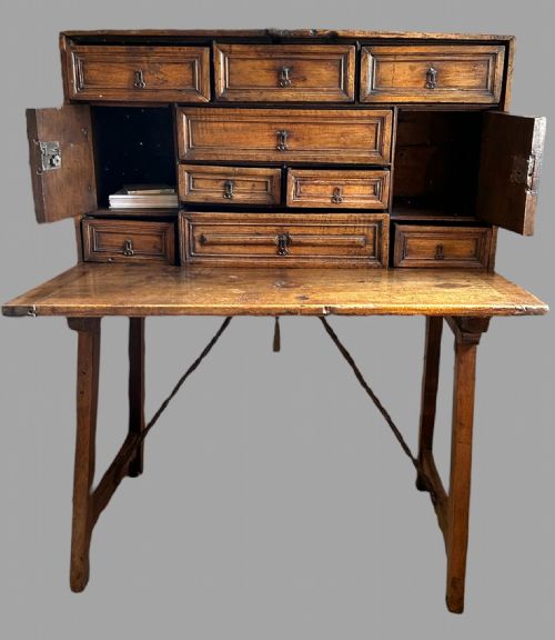 fig 1. A 17th Century Spanish Walnut Vargueno