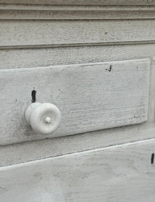 A LOVELY PAINTED CHEST ON CHEST C1800 - ADDITIONAL PHOTO 3