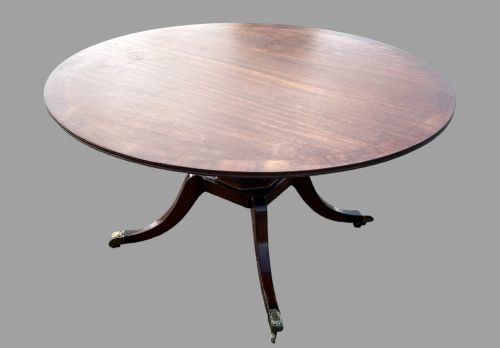 An Early C19th Oval Mahogany Tilt Top Breakfast Table