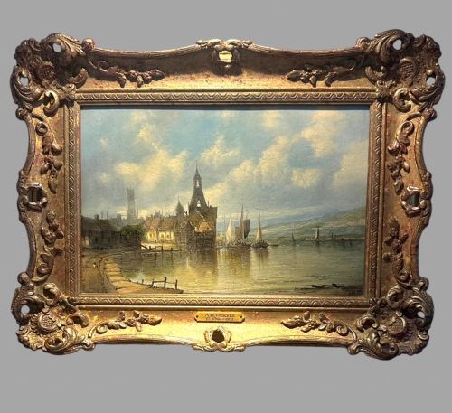 A H Vickers - Oil on Canvas - Signed and Dated 1893