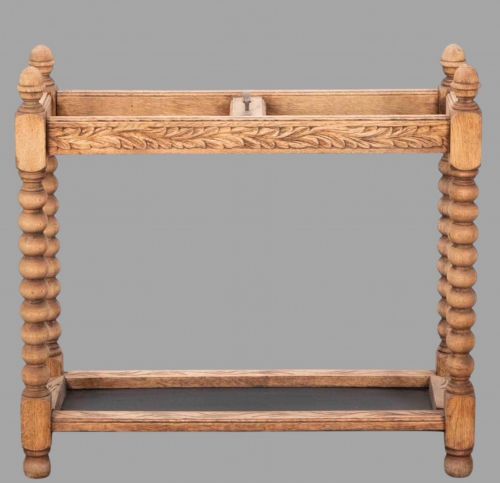 A 19th Century Bleached Oak Stick Stand