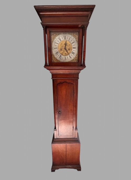 A 19thc Oak Longcase Clock by Fishwick of Boughton