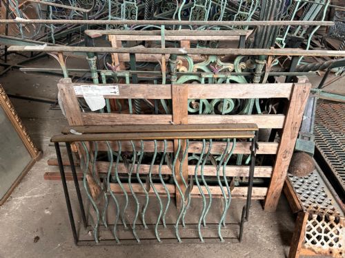 fig 1. An Unusual Large Wrought Iron Staircase and Features