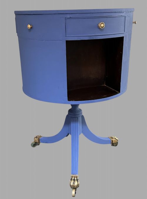 A Decorative 1930'S Painted Drum Table