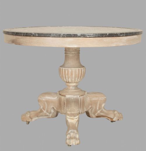 An Attractive 19thc French Bleached Walnut Gueridon