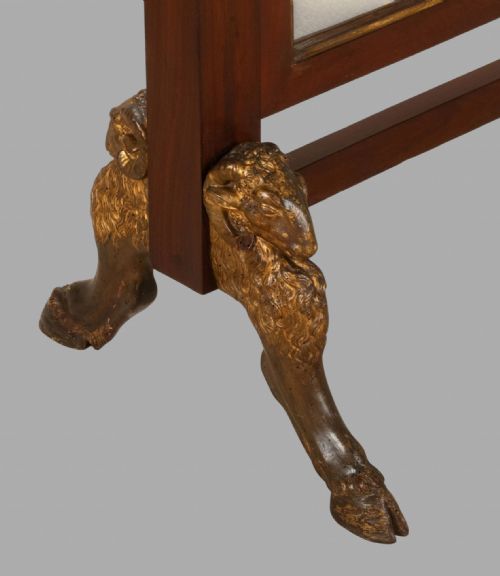A FABULOUS FRENCH EMPIRE CHEVAL MIRROR - ADDITIONAL PHOTO 2