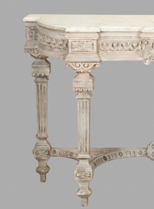 AN ATTRACTIVE 19THC CONSOLE TABLE - ADDITIONAL PHOTO 4