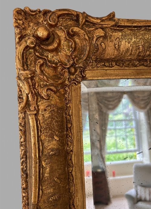 A 19TH CENTURY ATTRACTIVE GILDED MIRROR - ADDITIONAL PHOTO 2
