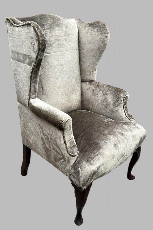 A FABULOUS LATE GEORGIAN WINGBACK CHAIR - ADDITIONAL PHOTO 1