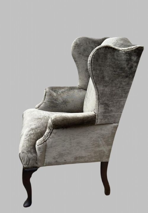A FABULOUS LATE GEORGIAN WINGBACK CHAIR - ADDITIONAL PHOTO 3