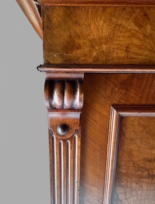 A GRUNDERZEIT WALNUT VENEERED WARDROBE - ADDITIONAL PHOTO 7