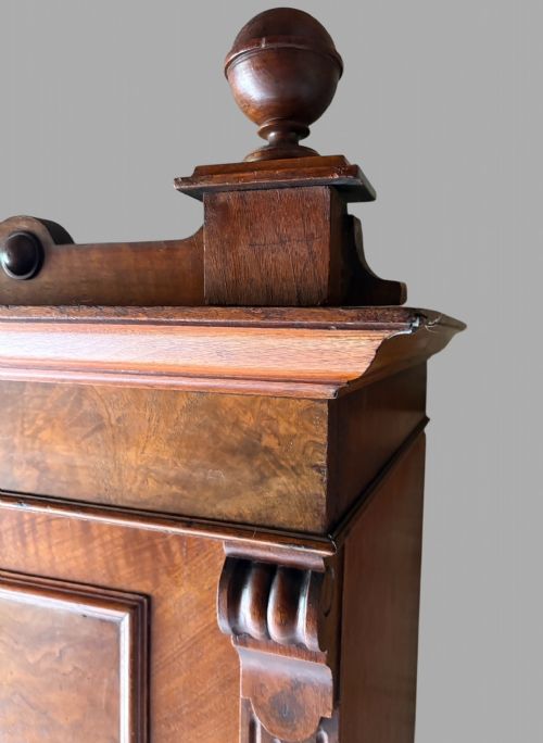 A GRUNDERZEIT WALNUT VENEERED WARDROBE - ADDITIONAL PHOTO 8